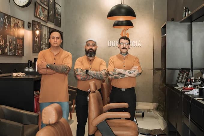 Rafael, Daniel e Gabriel — Dom Garcia Barbearia